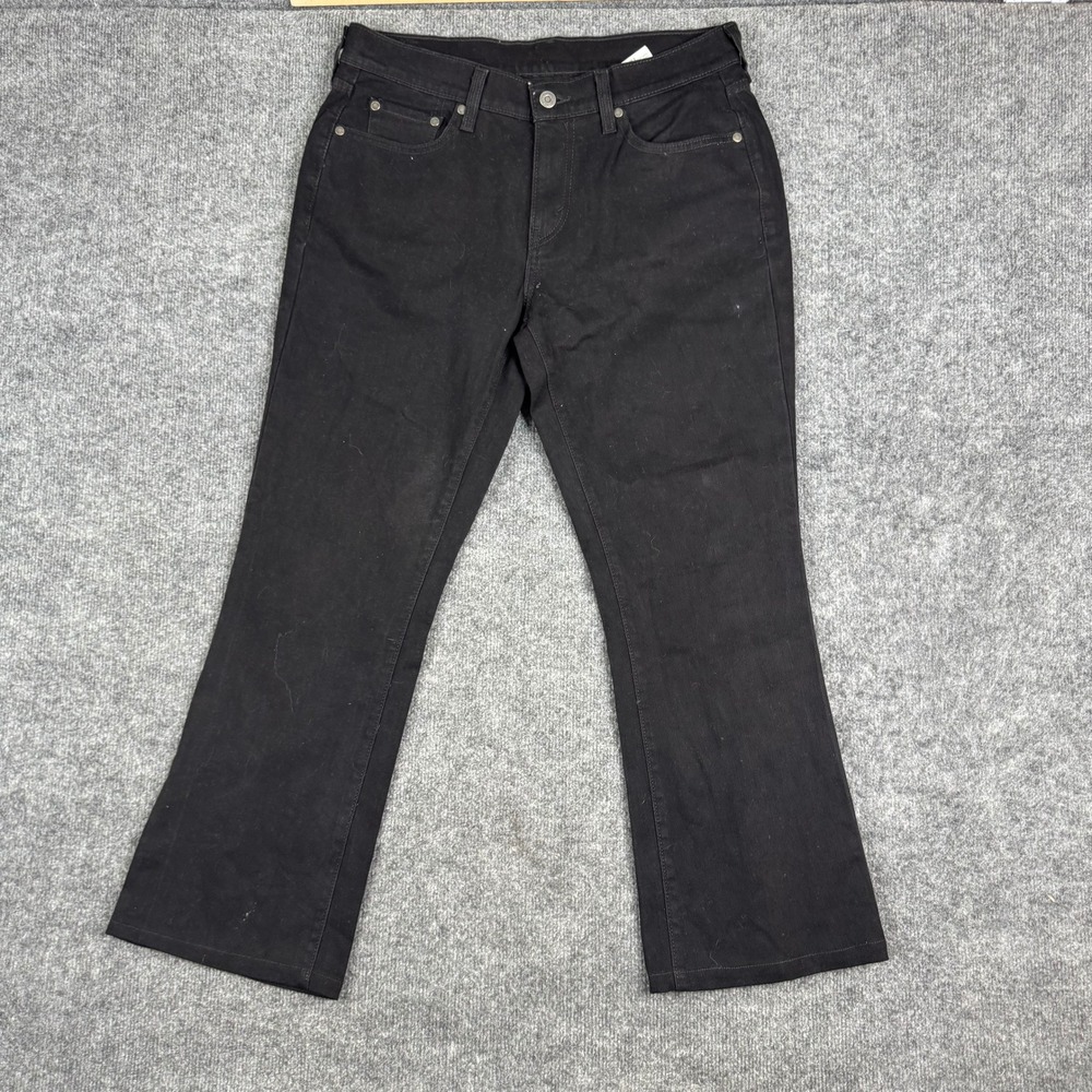 Levi's Jeans Womens Size 8M Black Bootcut Classic Stretch Denim Solid 23292
